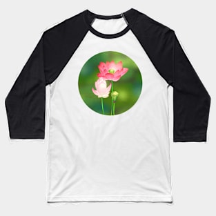 Minhwa: Lotus Flowers C Type Baseball T-Shirt